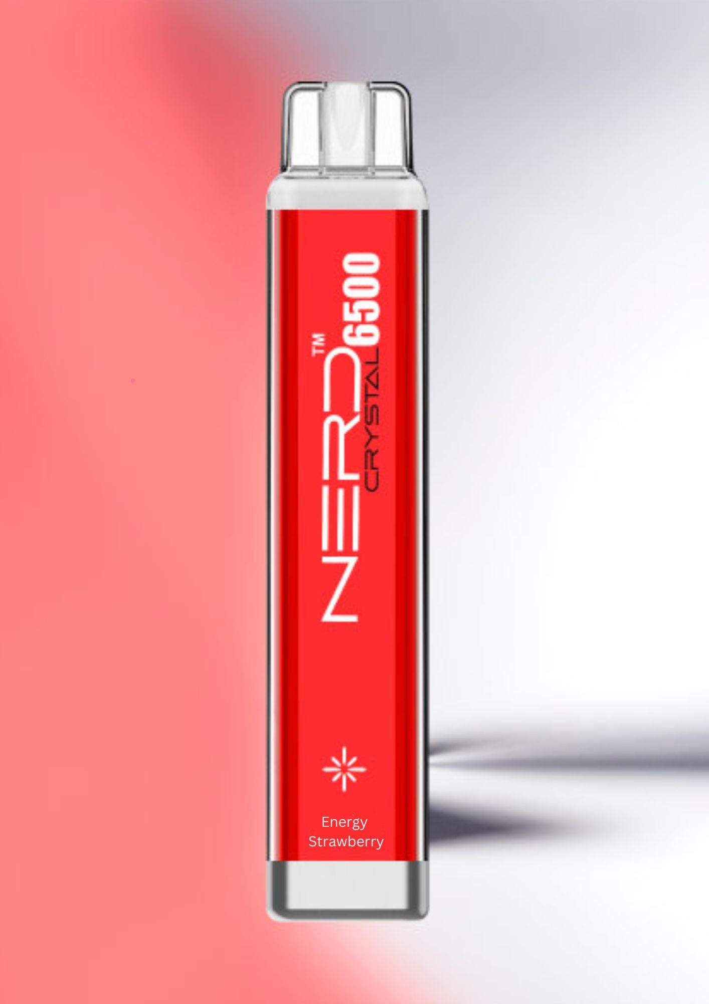 Nerd Bar 6500 Puff Disposable Vape - Energy Strawberry