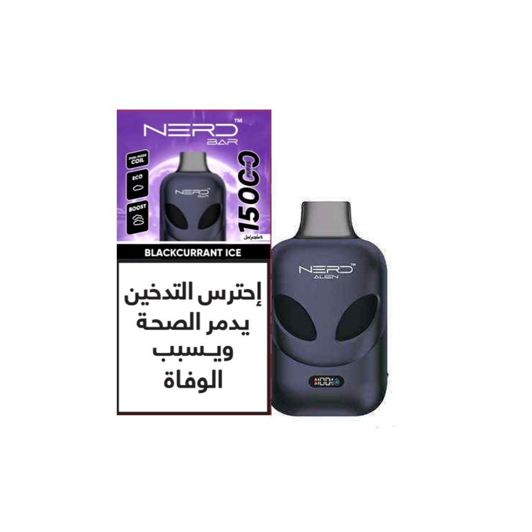 NERD Alien 15000 Puffs 20MG Disposable - Blackcurrant Ice