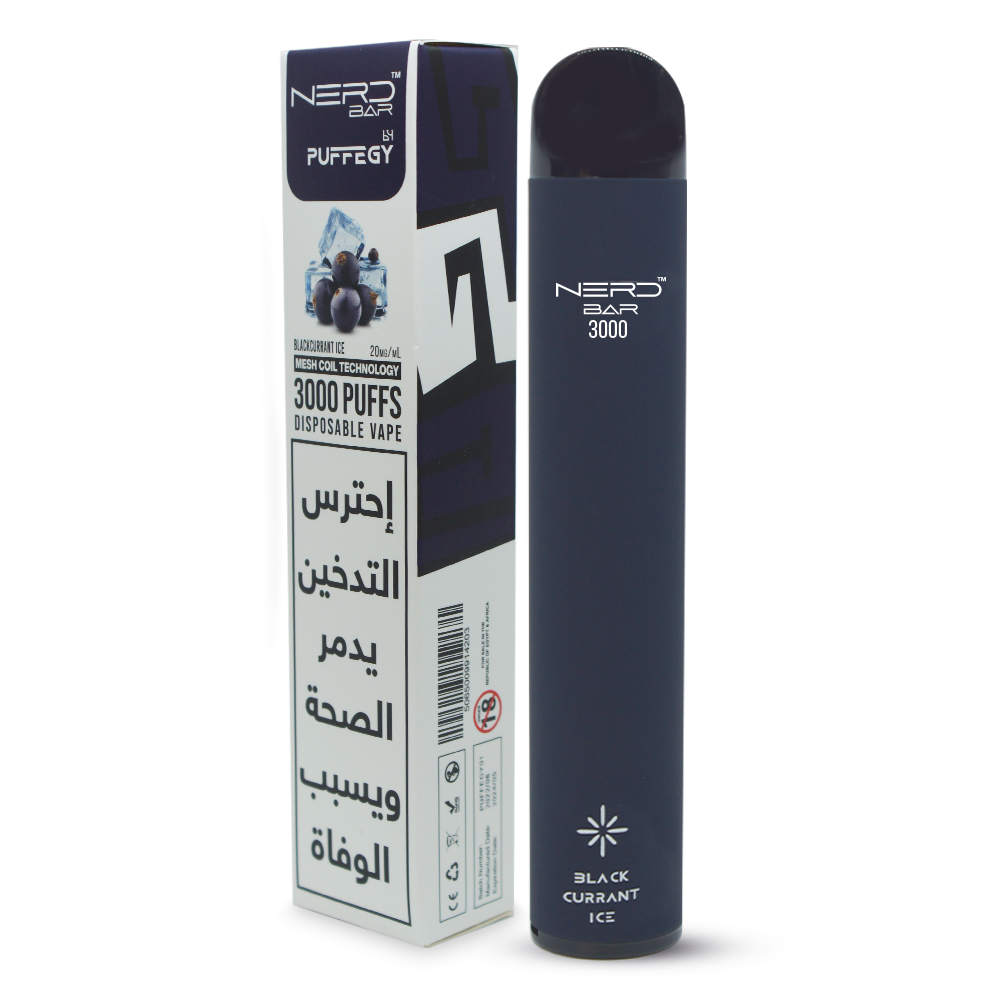 Nerd Bar 3000 Disposable vape - Black Currant Ice