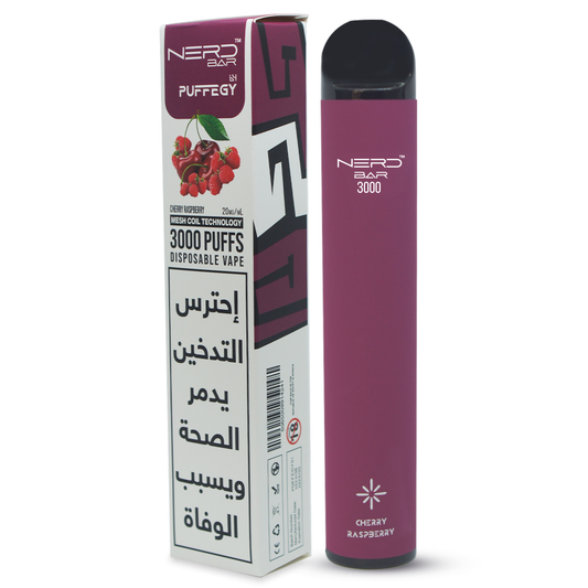 Nerd Bar 3000 Disposable vape - Cherry Rasberry