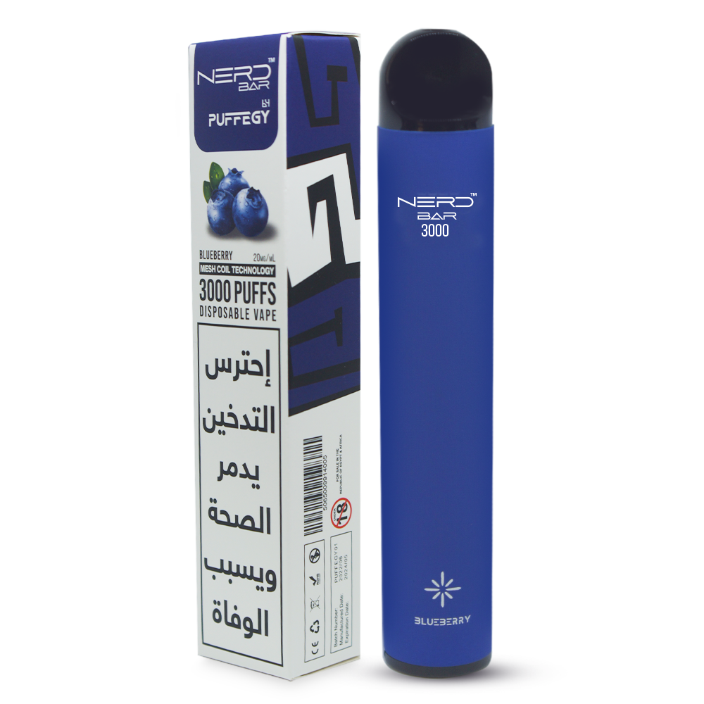 Nerd Bar 3000 Disposable vape - Blueberry