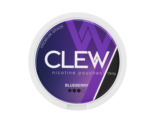 Clew nicotine pouches Blueberry 15mg