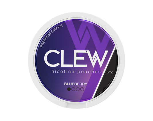 Clew nicotine pouches Blueberry 5mg