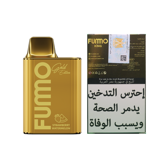 Fummo King 6000 Puffs Disposable - Strawberry Watermelon (Gold Edition)