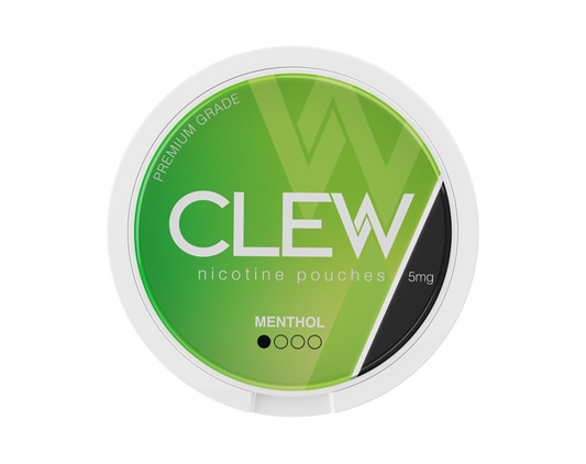 Clew nicotine pouches Menthol 5mg